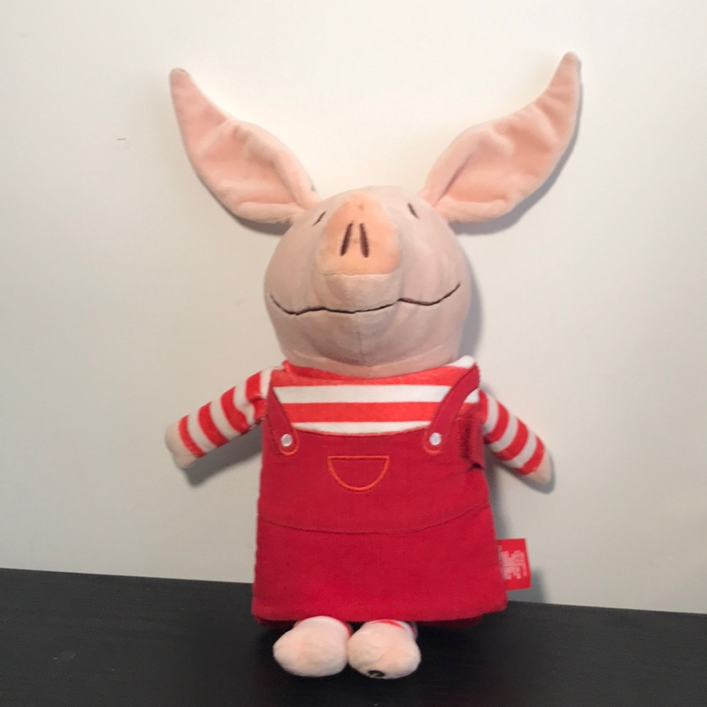 🛍️ Zoobies, OLIVIA PIG 14” With Built In Soft Story Book Plush Stuffed Animal